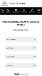Mobile Screenshot of lexusofmobile.com